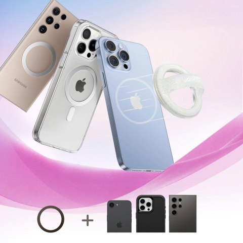 Ring magnetyczny Joyroom JR-ZS500 kompatybilny z MagSafe uchwyt - biały