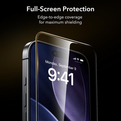 SZKŁO HARTOWANE ESR ULTRAFIT ARMORITE PRO TEMPERED GLASS IPHONE 16 PRO / 17 BLACK