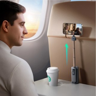 Selfie stick Joyroom JR-ZS509 kompatybilny z MagSafe z Bluetooth - czarny