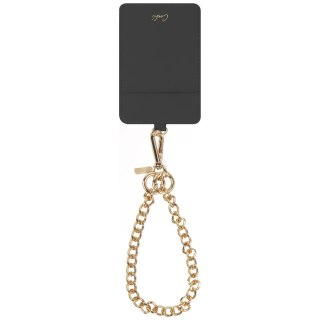 Smycz do telefonu UNIQ Coehl Caryne 3w1 z portfelem na karty - czarna