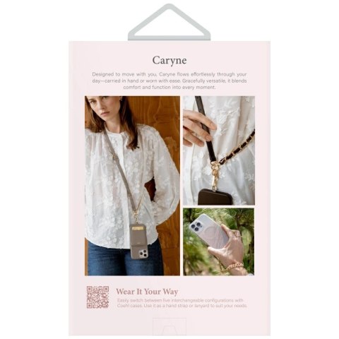 Smycz do telefonu UNIQ Coehl Caryne 3w1 z portfelem na karty - szara