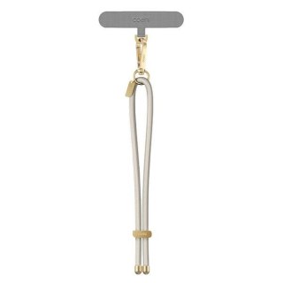 Smycz do telefonu UNIQ Coehl Laurel Handstrap na rękę - kremowa