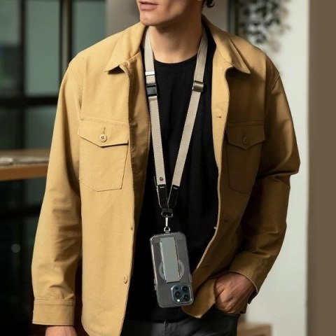 Smycz do telefonu UNIQ Vista 2w1 - zielona