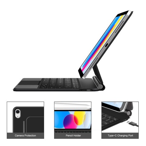 TECH-PROTECT SMARTCASE MAGNETIC + KEYBOARD IPAD 10.9" 10 / 2022 / 11" 11 / 2025 BLACK