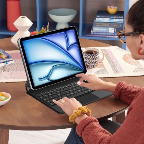 TECH-PROTECT SMARTCASE MAGNETIC + KEYBOARD IPAD AIR 10.9" 4 / 5 / 2020-2022 / 11" 6 / 7 / 2024-2025 BLACK