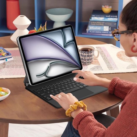 TECH-PROTECT SMARTCASE MAGNETIC + KEYBOARD IPAD PRO 12.9" 4 / 5 / 6 / 2020-2022 / AIR 13" 1 / 2 / 2024-2025 BLACK