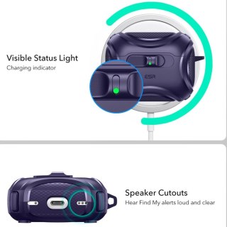 ESR CYBER FLICKLOCK HALOLOCK MAGSAFE APPLE AIRPODS PRO 3 PURPLE