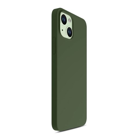Etui 3mk Hardy Silicone MagCase na iPhone 15 - zielone