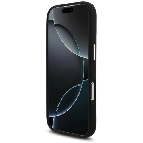 Etui AMG Silicone Oversize Rhombs MagSafe na iPhone 17 Pro - czarne