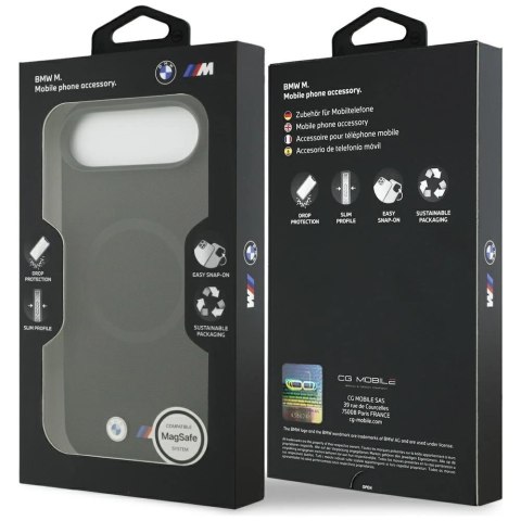 Etui BMW M FW Metal Logo MagSafe na iPhone Air - czarne