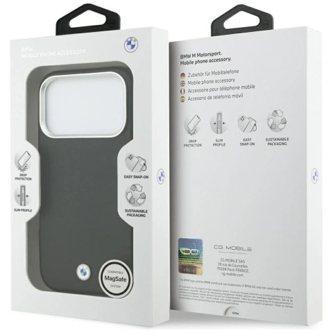 Etui BMW Sign Full Wrapped Metal MagSafe na iPhone 17 Pro - czarne