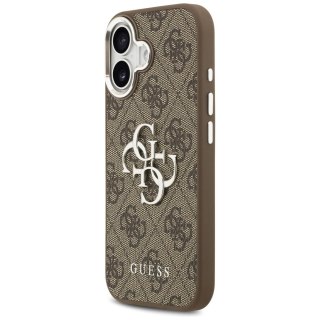 Etui Guess 4G Big 4G Classic Logo na iPhone 17 - brązowo-srebrne