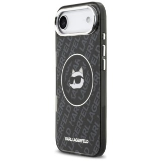 Etui Karl Lagerfeld IML Choupette Head Logo MagSafe na iPhone Air - czarne