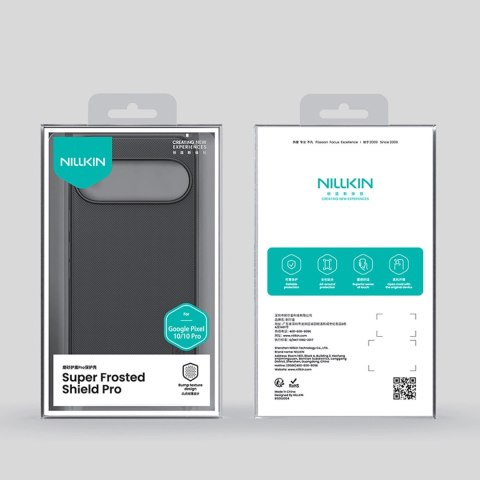 Etui Nillkin Super Frosted Shield Pro na Google Pixel 10/10 Pro - czarne