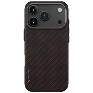 Etui UNIQ Keva EDGE Magclick Charging na iPhone 17 Pro - pomarańczowe