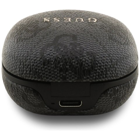 Słuchawki Guess 4G Classic Metal Logo TWS ENC - czarne