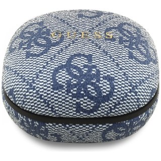 Słuchawki Guess 4G Classic Metal Logo TWS ENC - niebieskie