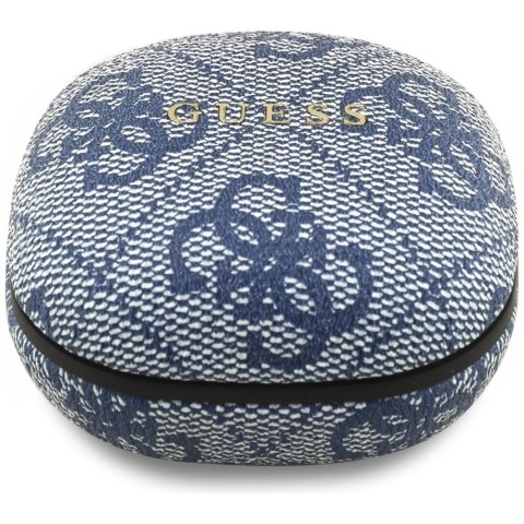 Słuchawki Guess 4G Classic Metal Logo TWS ENC - niebieskie