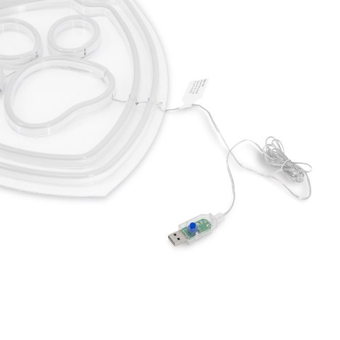 Wiszący neon LED na plexi Psi Patrol - Łapa OW-130246