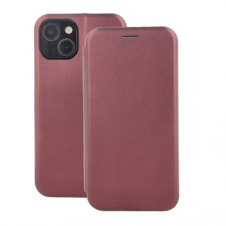Etui Smart Diva do Samsung Galaxy S24 burgundowe