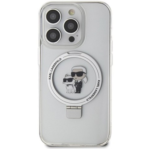 Karl Lagerfeld nakładka do iPhone 14 Pro 6,1" KLHMP14LHMRSKCH biała HC Magsafe Ringstand KC Karl Lagerfeld nakładka do iPhone 14 Pro 6,1" KLHMP14LHMRSKCH biała HC Magsafe Ringstand KC