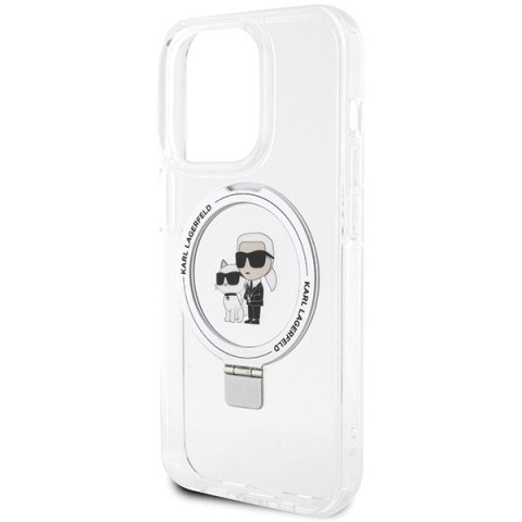 Karl Lagerfeld nakładka do iPhone 14 Pro 6,1" KLHMP14LHMRSKCH biała HC Magsafe Ringstand KC Karl Lagerfeld nakładka do iPhone 14 Pro 6,1" KLHMP14LHMRSKCH biała HC Magsafe Ringstand KC