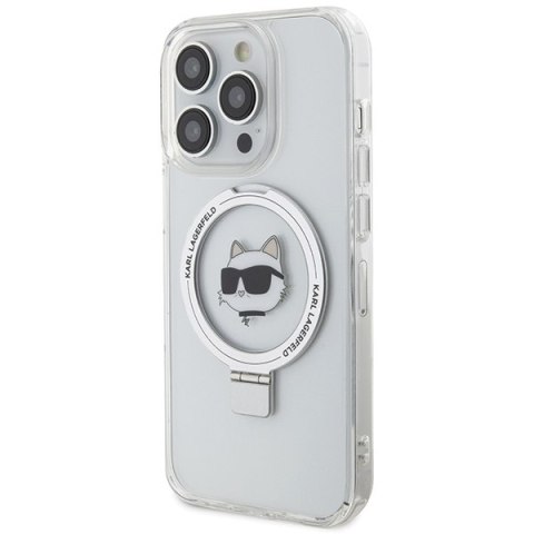 Karl Lagerfeld nakładka do iPhone 15 Pro Max 6,7" KLHMP15XHMRSCHH biała HC Magsafe Ringstand CH Karl Lagerfeld nakładka do iPhone 15 Pro Max 6,7" KLHMP15XHMRSCHH biała HC Magsafe Ringstand CH