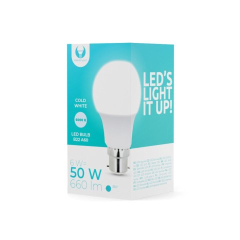 Żarówka LED B22 A60 6W 230V 6000K 660lm Forever Light Żarówka LED B22 A60 6W 230V 6000K 660lm Forever Light