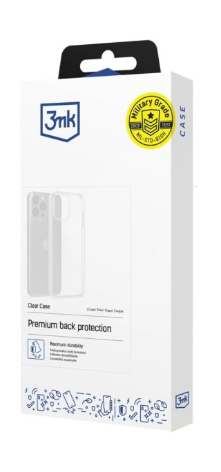 Etui 3mk Clear Case na Honor 400 Pro - przezroczyste