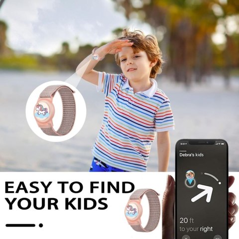 TECH-PROTECT NYLON FOR KIDS APPLE AIRTAG 1 / 2 MAGIC PONY