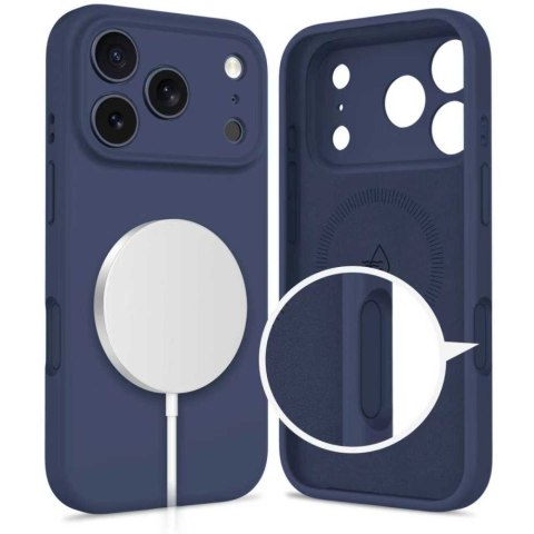 TECH-PROTECT SILICONE MAGSAFE IPHONE 17 PRO DEEP BLUE