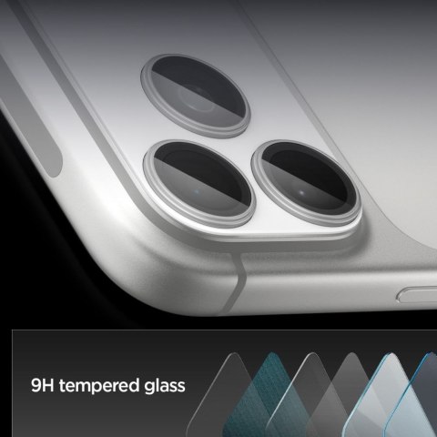 OSŁONA APARATU SPIGEN OPTIK PRO XL GLAS.TR "EZ FIT" CAMERA PROTECTOR IPHONE 17 PRO SILVER