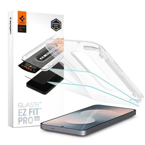 SZKŁO HARTOWANE SPIGEN GLAS.TR "EZ FIT PRO" 2-PACK GALAXY S25 FE CLEAR
