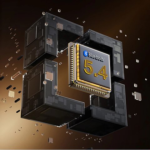 Słuchawki Baseus Bowie M2s Ultra TWS bezprzewodowe dokanałowe z interaktywnym ekranem - czarne