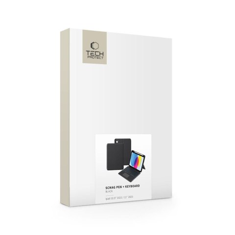 TECH-PROTECT SCMAG PEN + KEYBOARD IPAD 10.9" 10 / 2022 / 11" 11 / 2025 BLACK