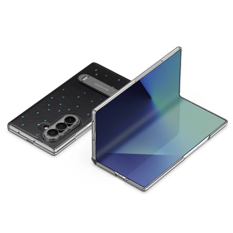 Etui Dux Ducis Stex na Samsung Galaxy Z Fold 7z podstawką 360° - czarne