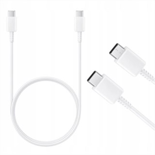 Kabel Samsung EP-DA905BWE USB-C - USB-C 3A 1m (Bulk - opakowanie zastępcze) - biały