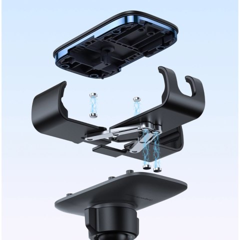 Uchwyt samochodowy Baseus Metal Age 3 na telefon, grawitacyjny, na kratkę nawiewu - czarny