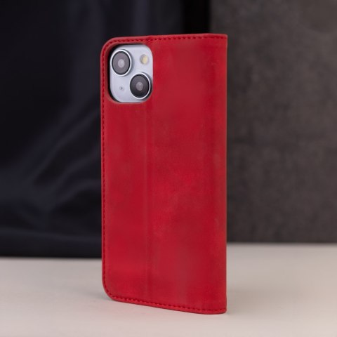 Etui Smart Suede do Xiaomi Redmi 15C 4G EU / 15C 5G EU (173.16 x 81.06 x 8.2 mm) czerwone