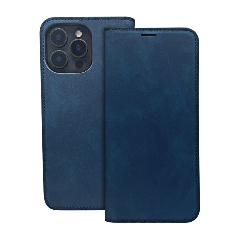 Etui Smart Suede do Xiaomi Redmi 15C 4G EU / 15C 5G EU (173.16 x 81.06 x 8.2 mm) granatowe