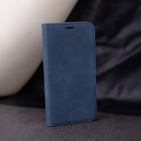 Etui Smart Suede do Xiaomi Redmi 15C 4G EU / 15C 5G EU (173.16 x 81.06 x 8.2 mm) granatowe