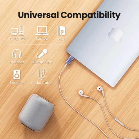 Adapter audio Ugreen CM383 - szary