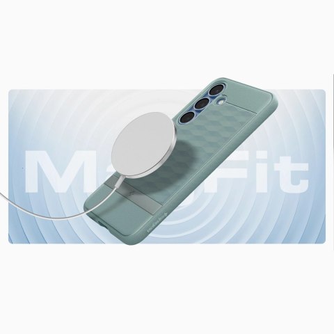 Etui Caseology Parallax Mag MagSafe na Samsung Galaxy S25 Ultra - zielone
