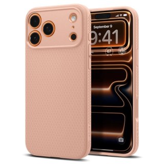 Etui Spigen Liquid Air na iPhone 17 Pro Max - tytanowo-różowe