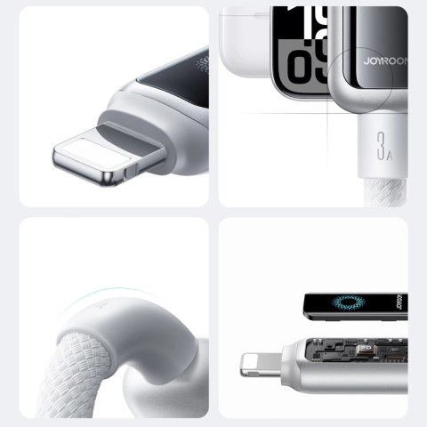 Kabel Joyroom S-A55 StarFlight 3A USB-A - Lightning 1,2m - biały