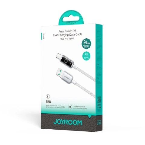 Kabel Joyroom S-A55 StarFlight 66W USB-A - USB-C 1,2m - biały