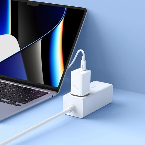 Ładowarka sieciowa Baseus GaN5 Pro 40W 2xUSB-C - biała
