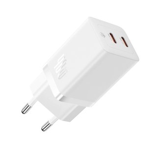 Ładowarka sieciowa Baseus GaN5 Pro 40W 2xUSB-C - biała