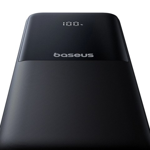 Powerbank Baseus Lipow 10000mAh 22.5W z podwójnym wbudowanym kablem z wyświetlaczem (z dodatkowym czarnym kablem Baseus Simple U