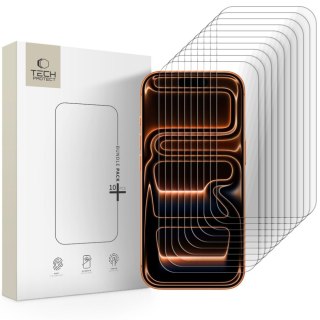 SZKŁO HARTOWANE TECH-PROTECT BUNDLE 10-PACK IPHONE 16 PRO MAX / 17 PRO MAX CLEAR